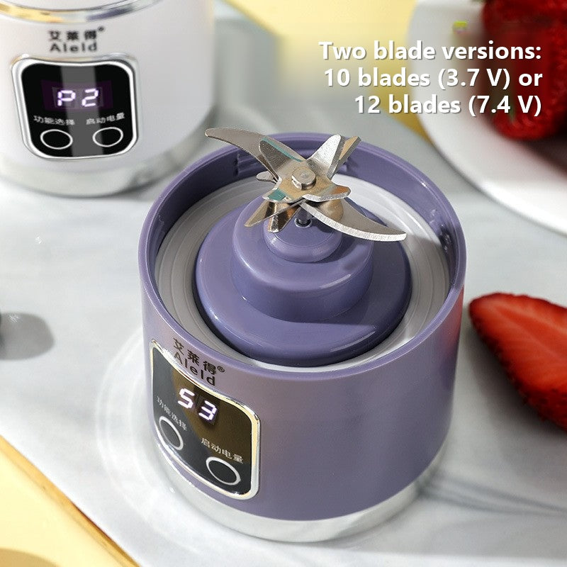 Portable USB blender. Make fresh smoothies anywhere in seconds.